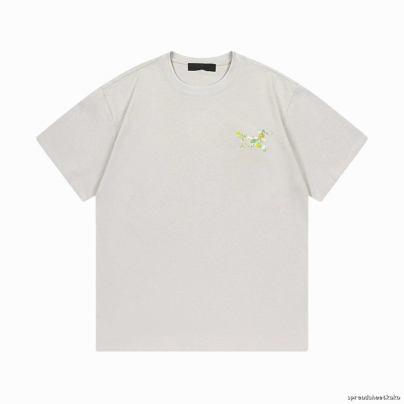 Arc'teryx Casual Light Grey Floral Short-sleeve T-shirt