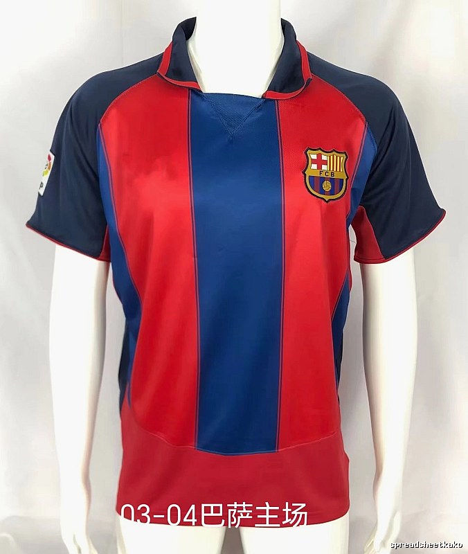 Barcelona Statement Retro soccer jersey Blue Red Barcelona for Outdoor Plans