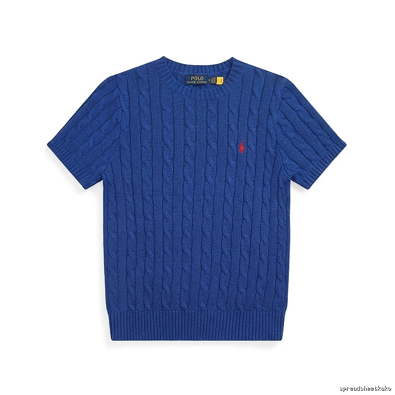 Blue knitted sweater of Ralph Lauren Polo series