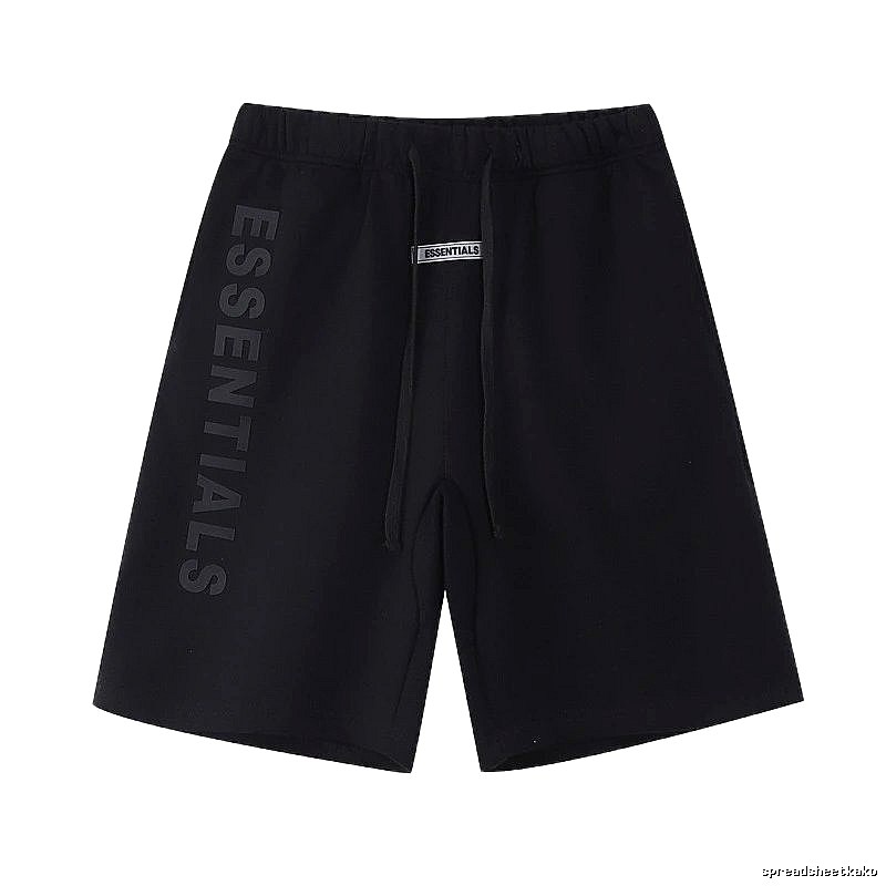 Essentials trendy and cool style black shorts