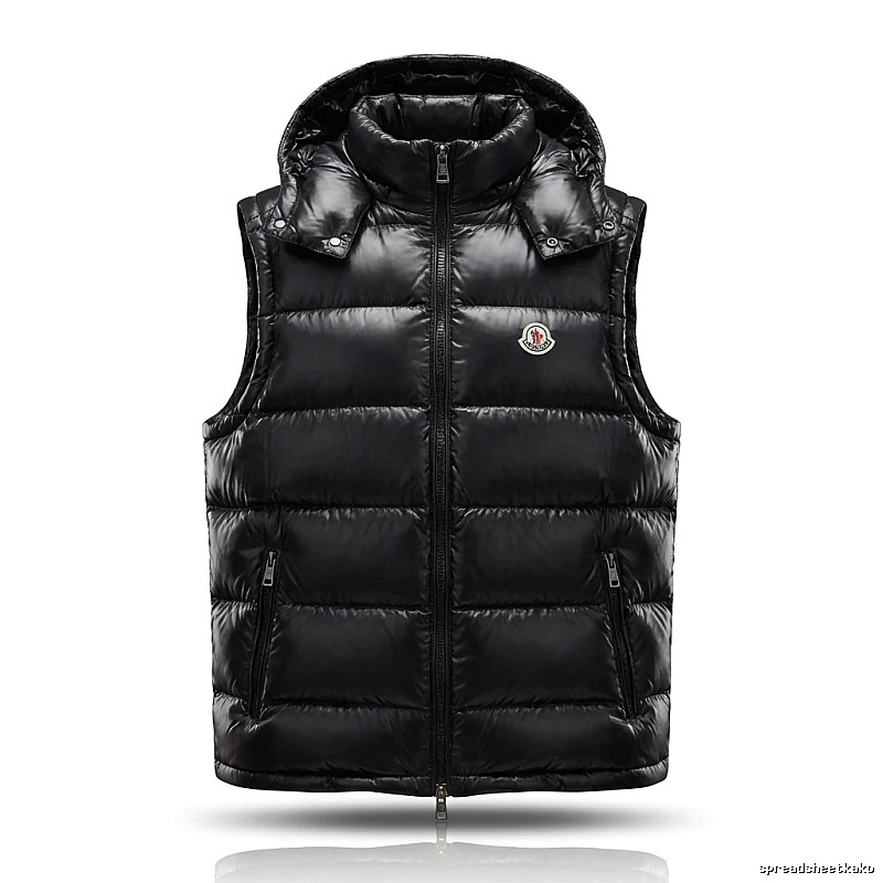 Moncler Black Trendy and Cool Down Vest