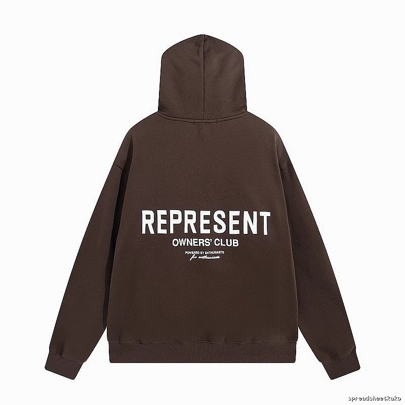 Represent Lightweight Owners Club hoodie Navy Large Represent for Trend Styling