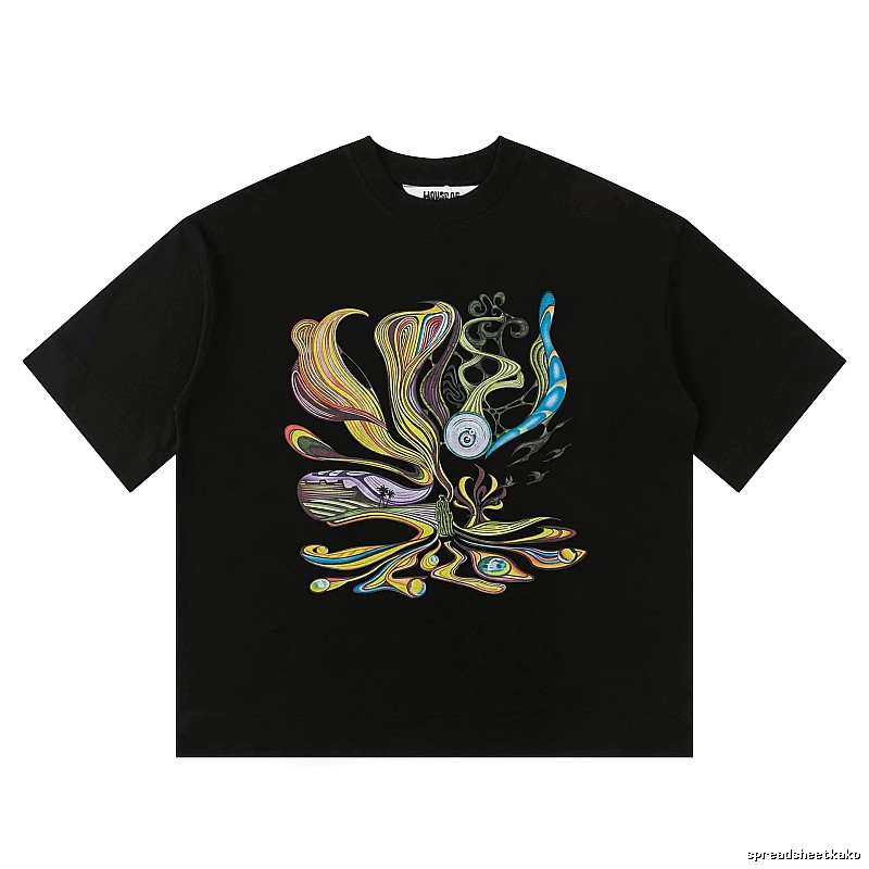 Abstract-style Black T-shirt of House of Errors