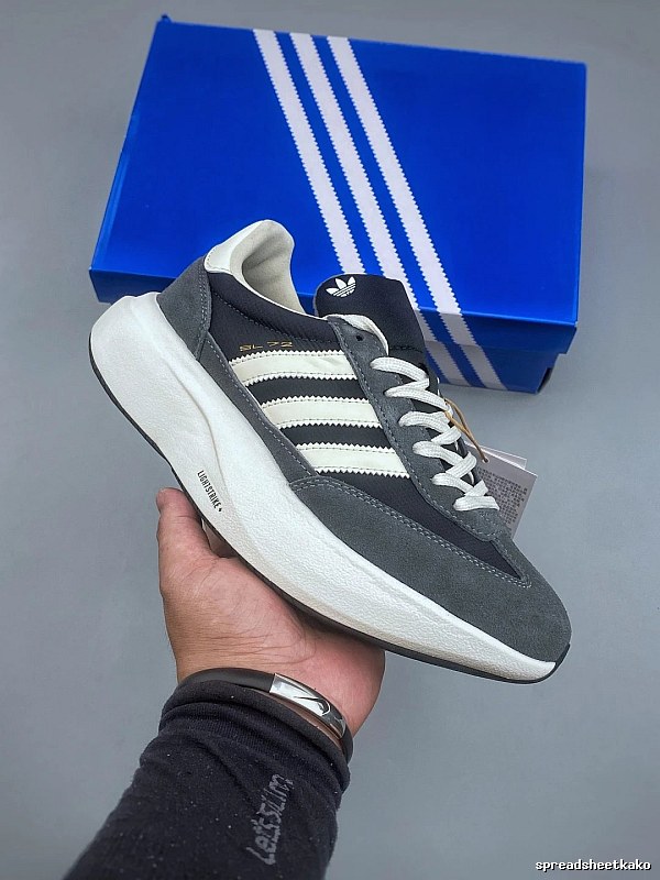 Adidas Modern Runners, Technical Side Panels in Black and White
