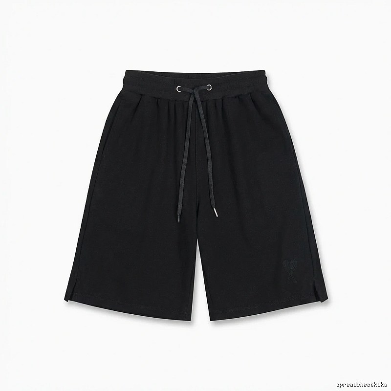 AMI casual style black shorts