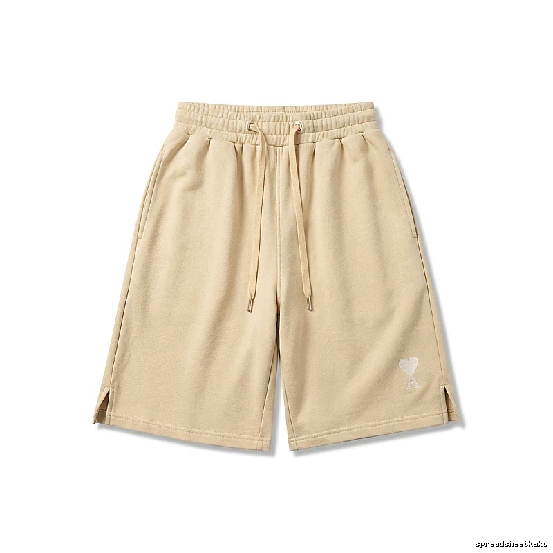 AMI casual style khaki shorts