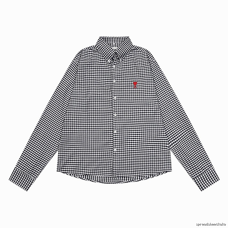 AMI Checkered Retro Style Shirt