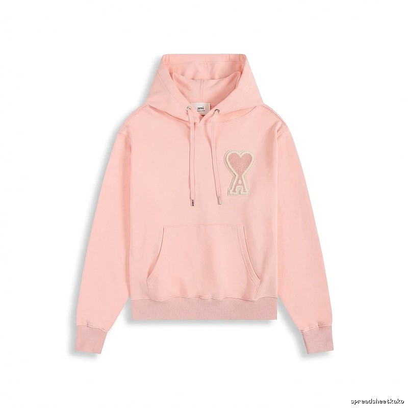 AMI Love Pink Hoodie
