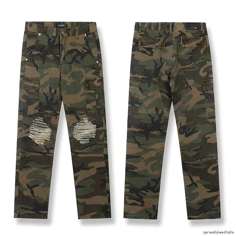 AMIRI camouflage-style work pants