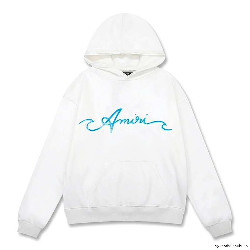 AMIRI Letter Print Hoodie