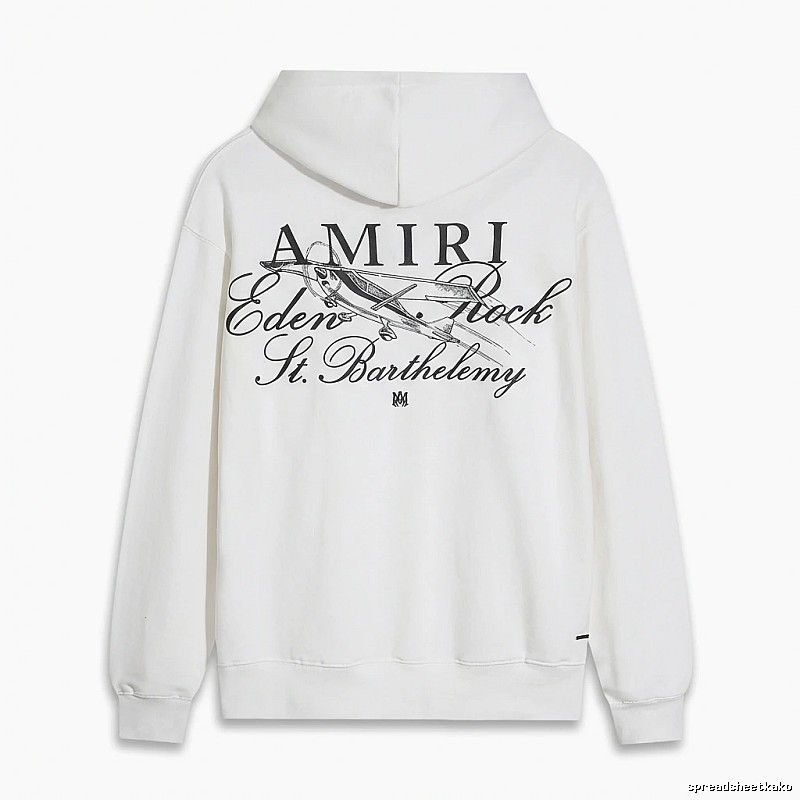 AMIRI Printed Casual White Sweatshirt
