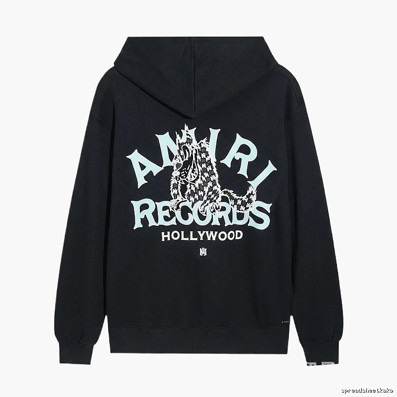 AMIRI Records Black Tide Cool Sweatshirt