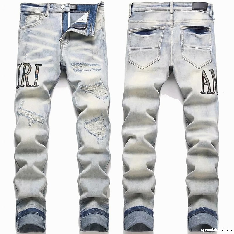 AMIRI Ripped Trendy Brand Jeans