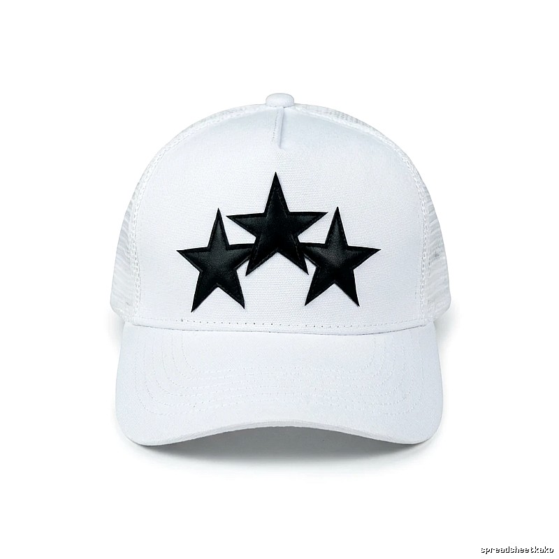 AMIRI Star Trendy White Hat
