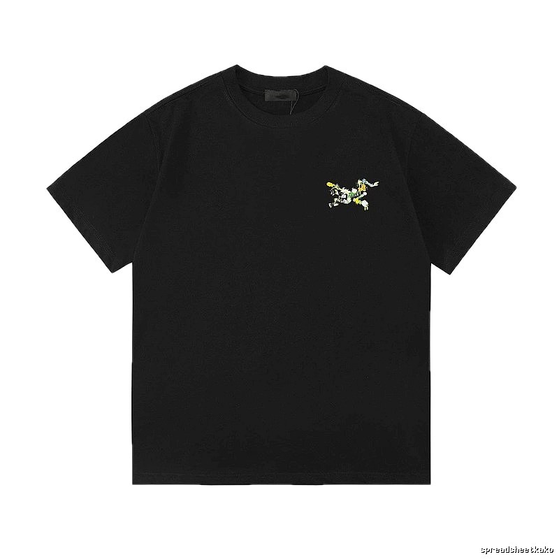 Arc'teryx Floral Print Street Style Black T-Shirt