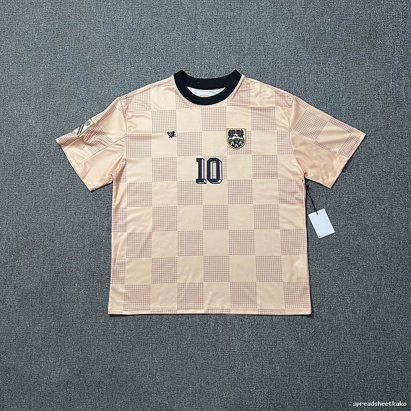Argentina Travel Messi #10 soccer jersey Yellow Argentina Football with Modern Look