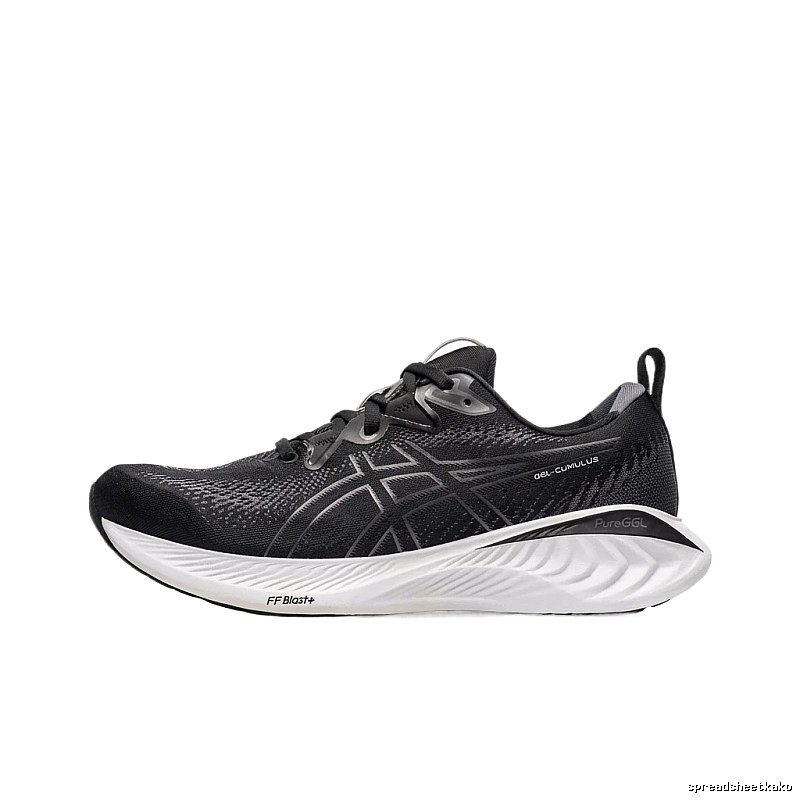 ASICS GEL - CUMULUS Black - Grey Athletic Running Shoes