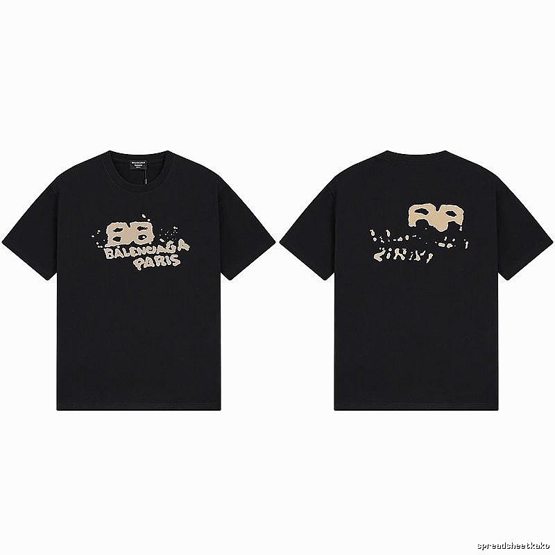 Balenciaga BB Series Black T-shirt