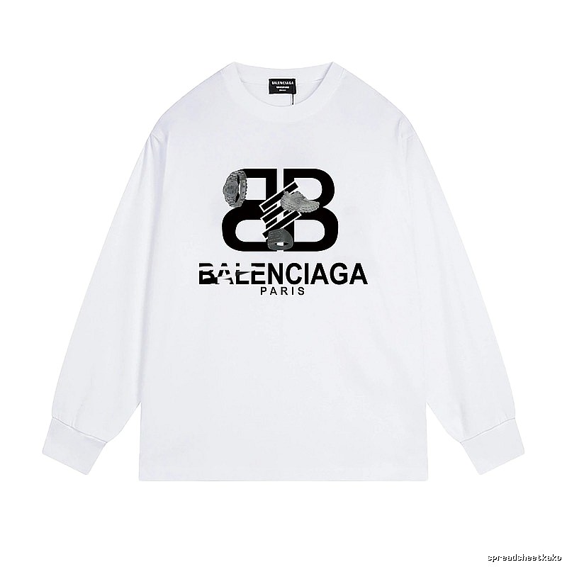 Balenciaga BB Series Simple White T-shirt