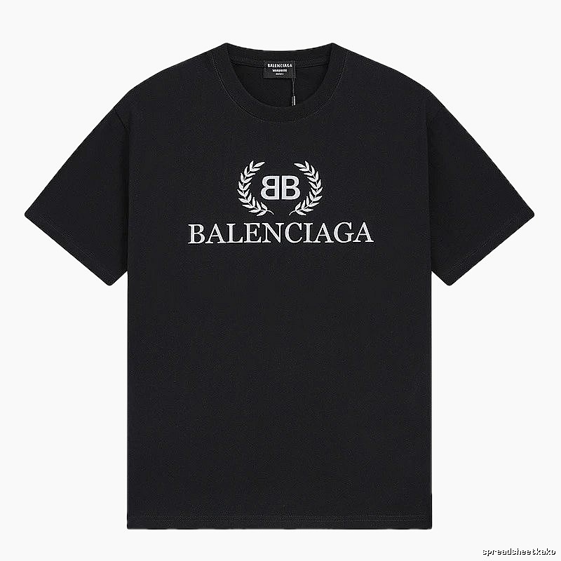 Balenciaga Classic Style Black T-shirt