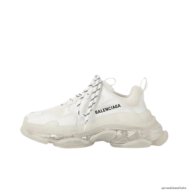 Balenciaga dad-style white shoes