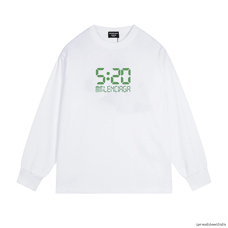 Balenciaga digital-style white T-shirt
