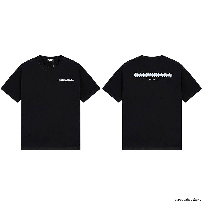 Balenciaga minimalist black T-shirt