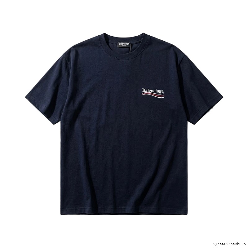 Balenciaga minimalist style black T-shirt