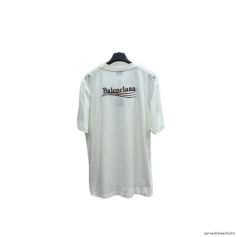 Balenciaga minimalist style white T-shirt