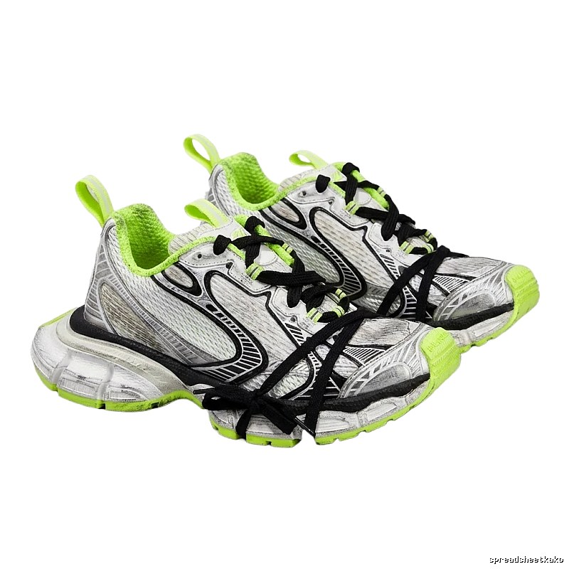 Balenciaga retro fluorescent sneakers