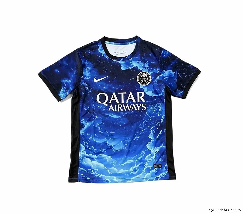 Balenciaga Tokyo Ghoul Starry Sky Blue T-shirt
