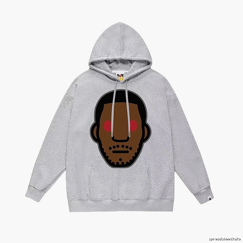 Bape Ape Grey Hoodie