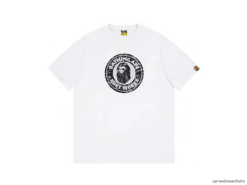 Bape classic retro style white T-shirt