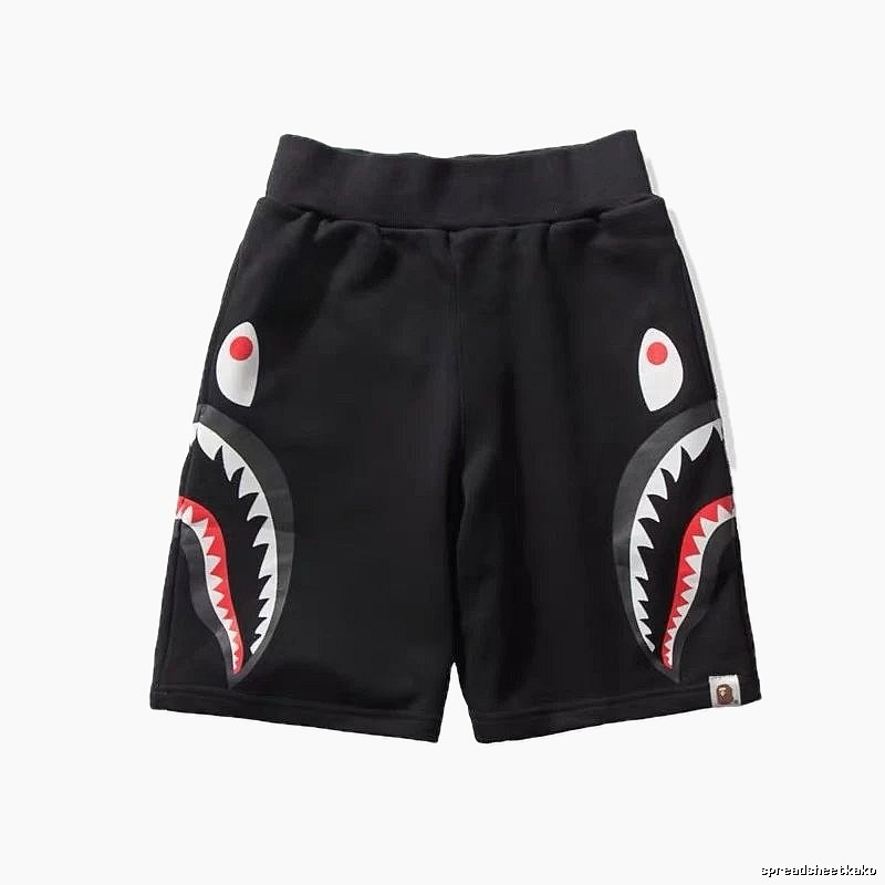 Bape Shark Series Cool Black Shorts