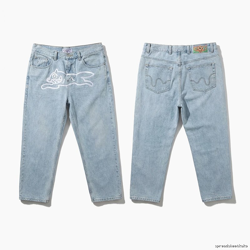 BBC animal print jeans