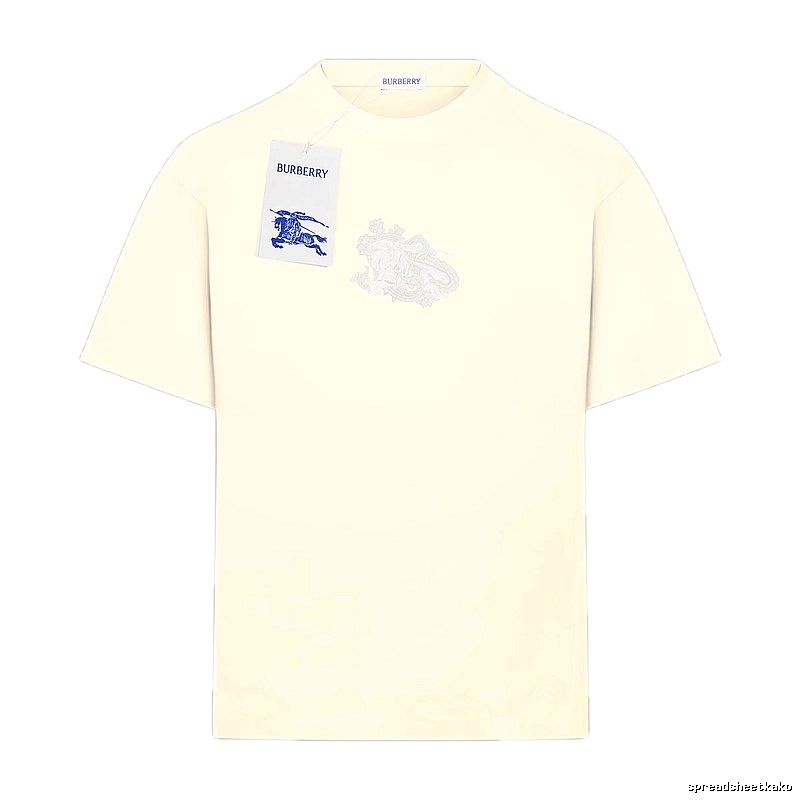 Burberry Knight Logo Minimalist Style T-shirt
