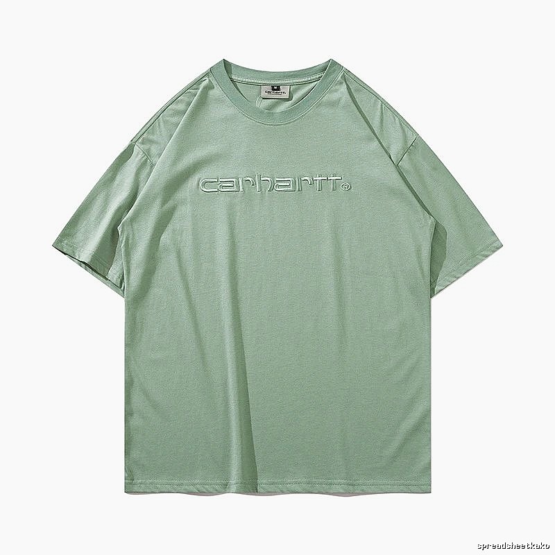 Carhartt Travel Logo T-shirt Light Blue Subtle with Modern Look