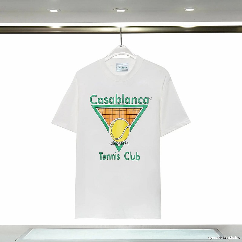 Casablanca Tennis Style White T-shirt
