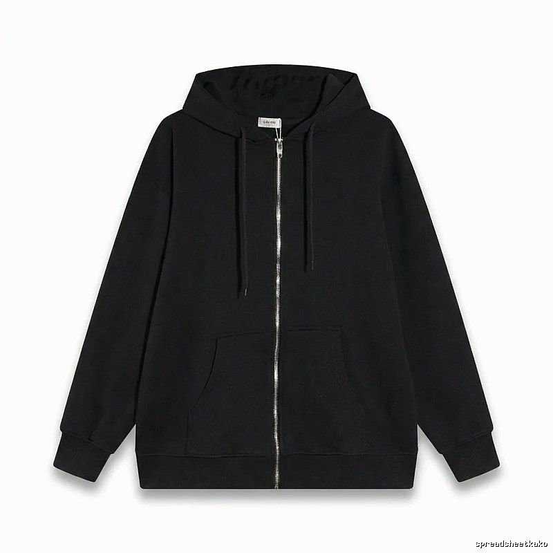 CELINE basic simple black sweatshirt