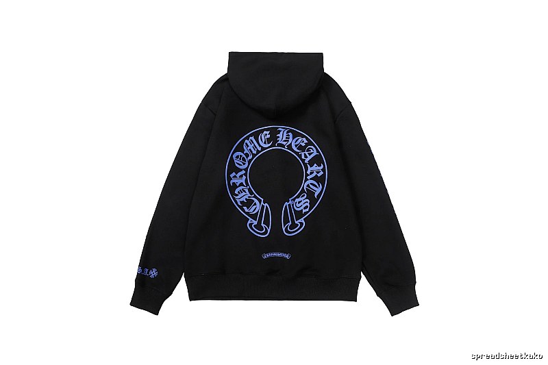 Chrome Hearts 2088-97 Black Cross Graphic Hoodie Downtown Style