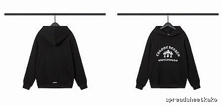 Chrome Hearts 2089-79 Black Cross Graphic Hoodie Clean Finish