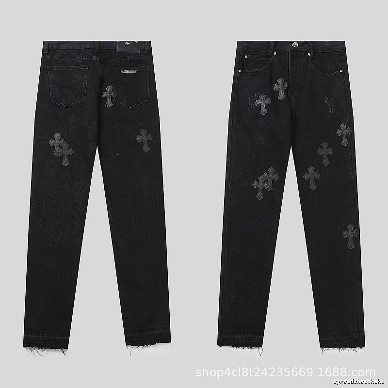 Chrome Hearts Weekend Graphic jeans Light Denim Jeans for Seasonal Looks