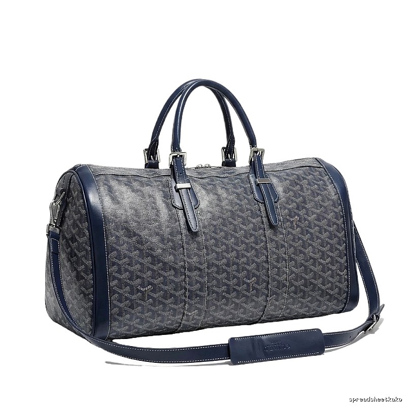 Classic gray-blue of GOYARD travel bag