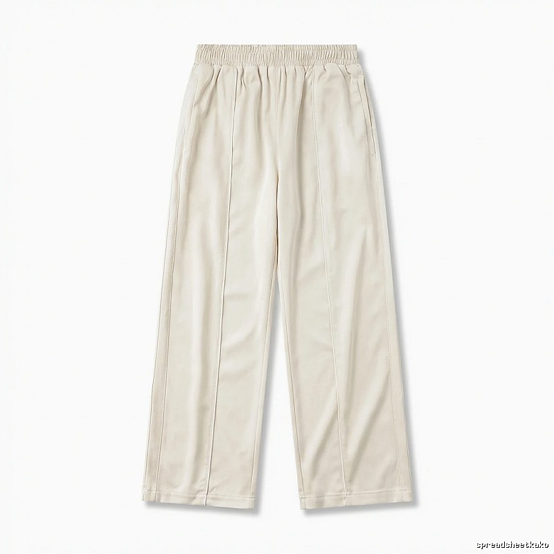 Corteiz minimalist style off-white wide-leg pants