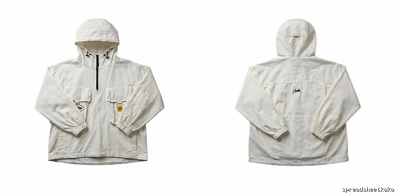 Corteiz Workwear Style White Jacket