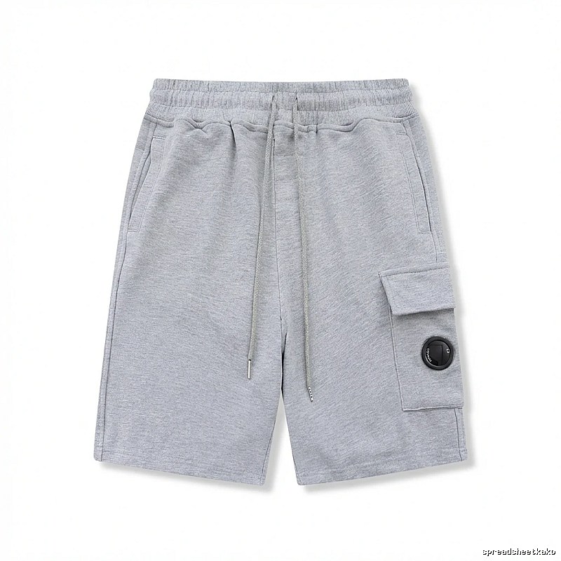C.P. Company workwear-style grey shorts