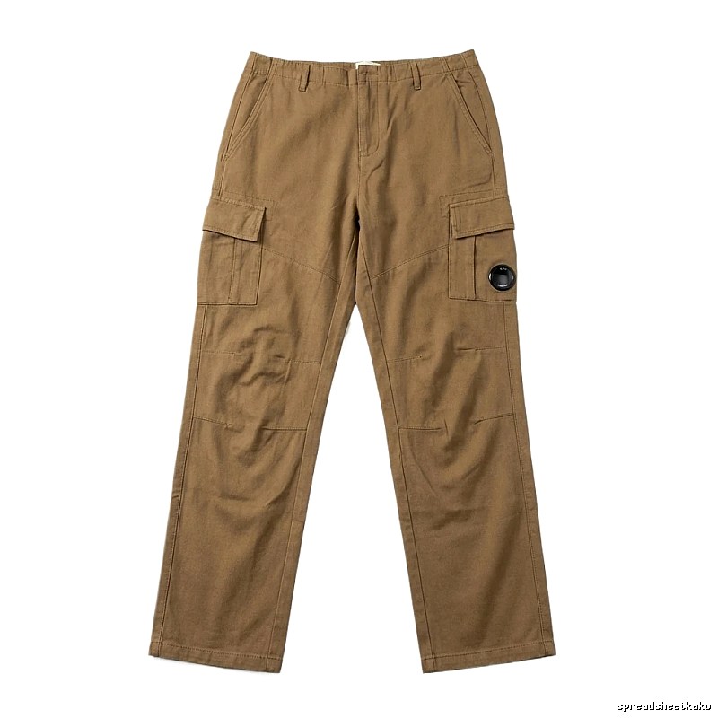 C.P. Workwear Style Khaki Long Trousers