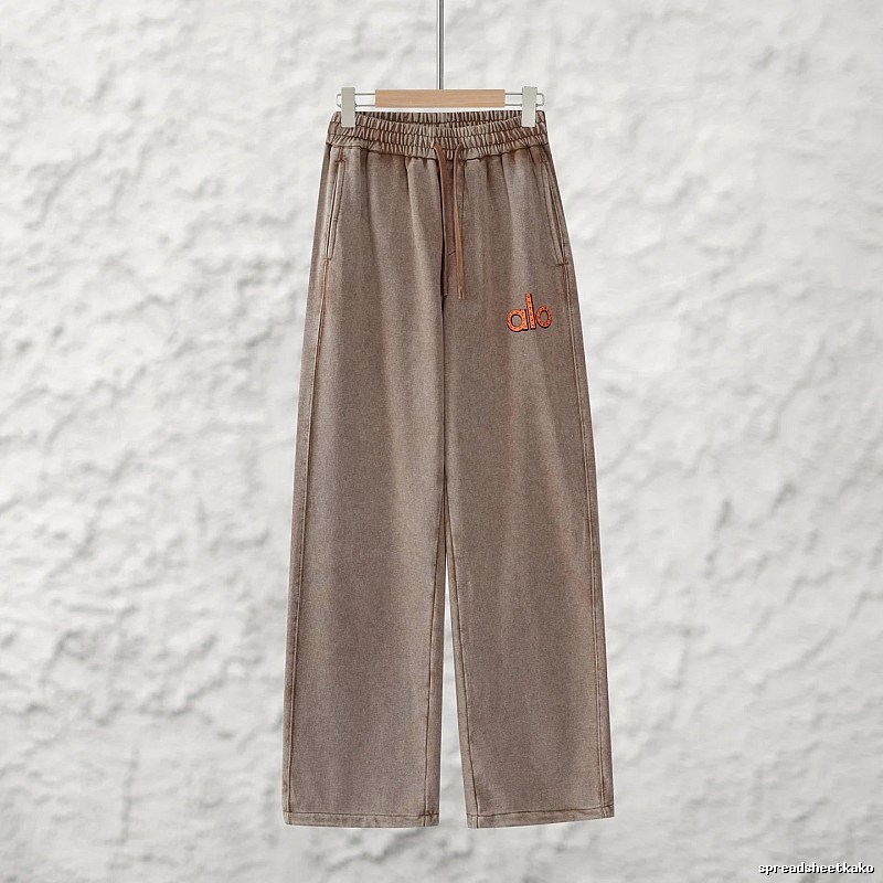 Daily Taupe Alo Yoga Wide Lounge Pants