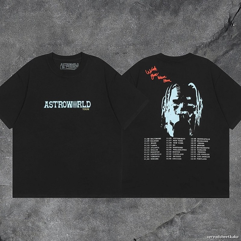 Denim Tears Black Graphic T-Shirt Easy Pairing