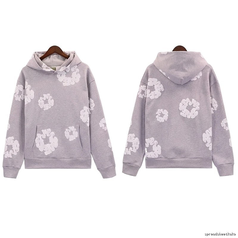 DENIM TEARS Printed Casual Grey Sweatshirt